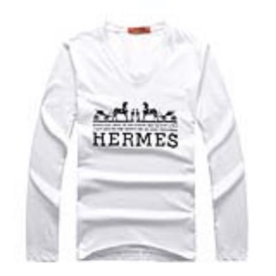 Cheap HERMES Men's long sleeves shirts wholesale No. 65